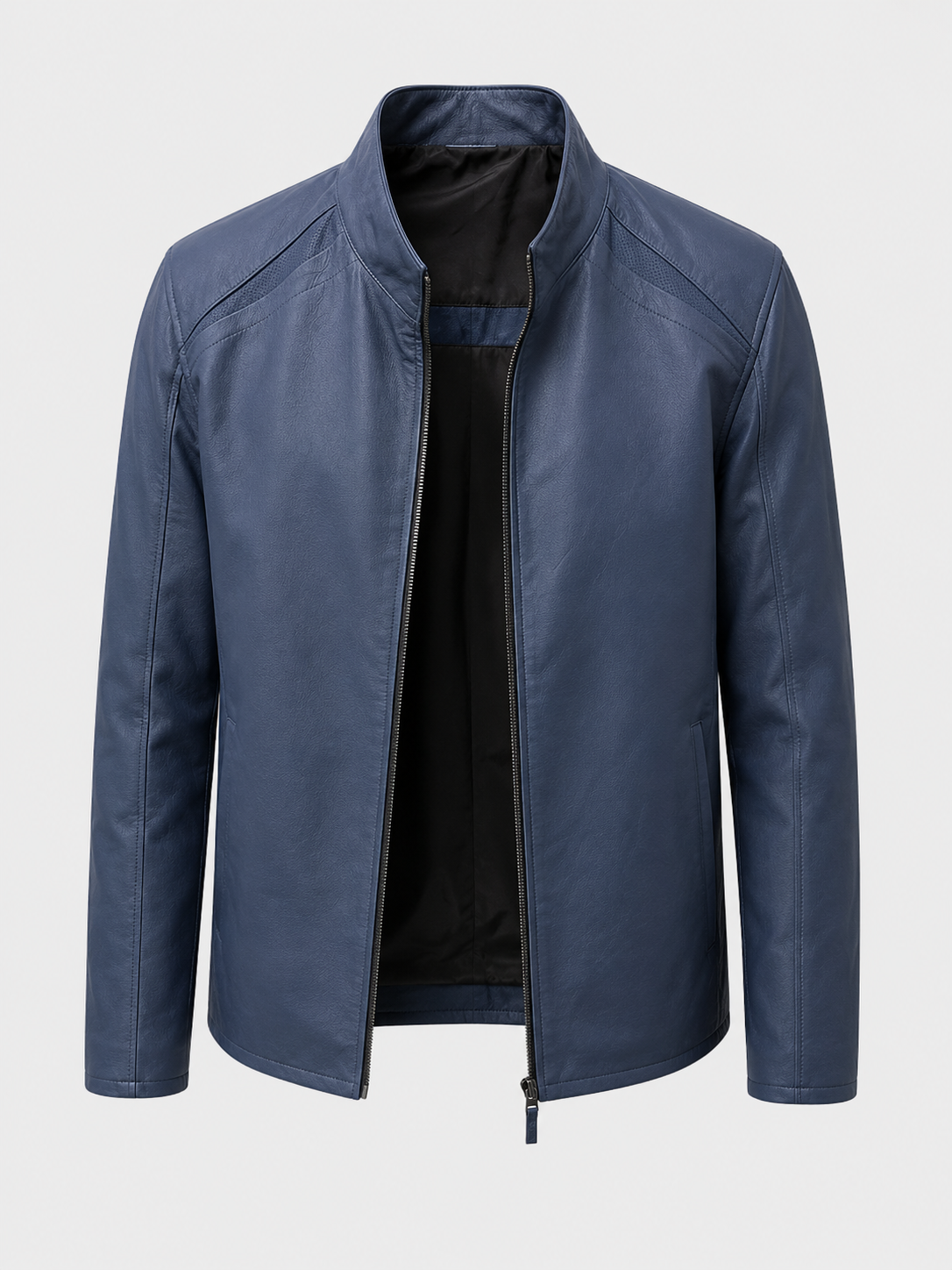 SILVIO LEATHER™ Çift Tonlu Çift Taraflı Ceket – Premium Sürüm